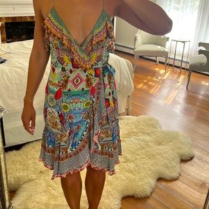 Camilla wrap dress small